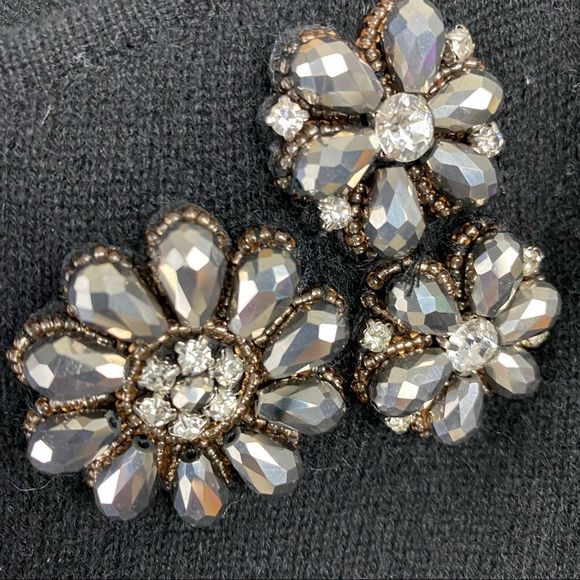 Charter Club luxury Black Cashmeres Peplum sweater - Picture 4 of 8